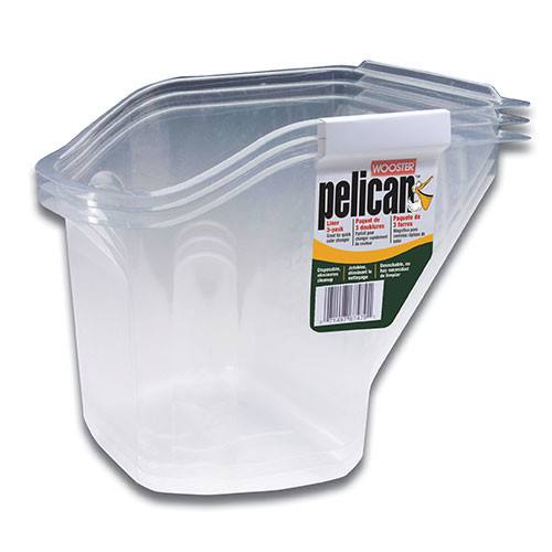 Wooster 8629 Pelican Pail Liner, 3-Pack