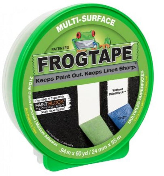 FrogTape® Multi-Surface Painting Tape - Green .94" x 60 Yds.